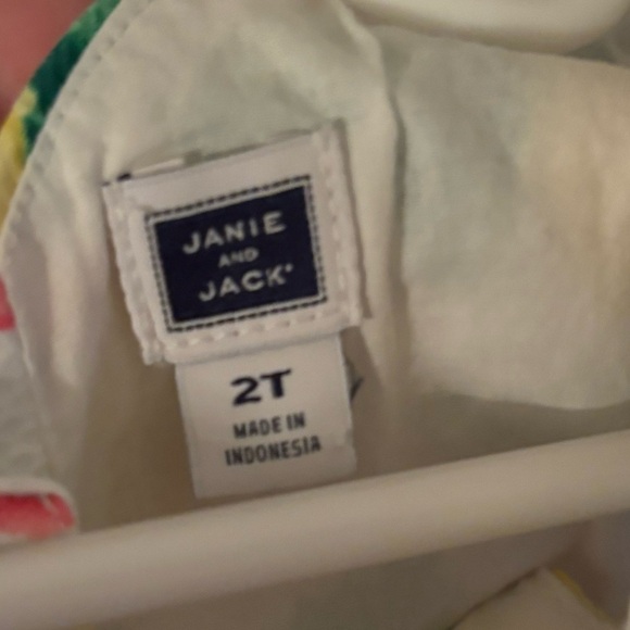 Janie and Jack top with lemon pattern size 2T - Picture 3 of 4